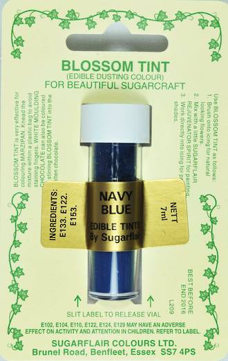 Sugarflair Edible Dusting Colour Navy Blue